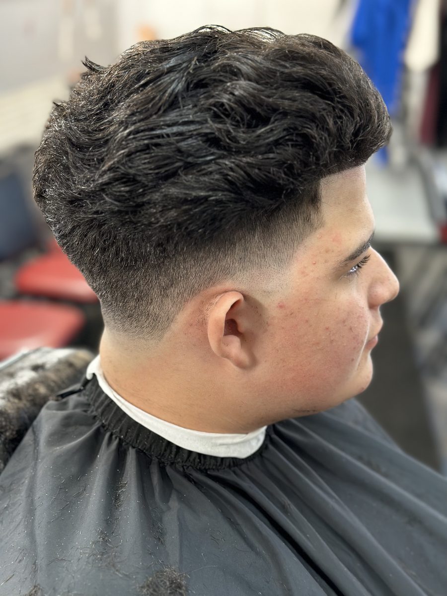 Fresh cut at 20 & Out Barbershop