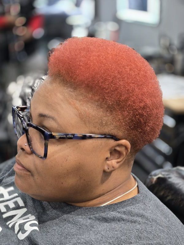 Women's Haircut at 20 & Out Barbershop